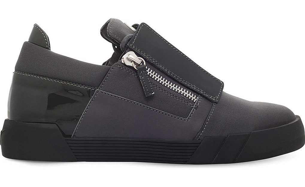 Giuseppe Zanotti Blind Panelled Leather Trainers