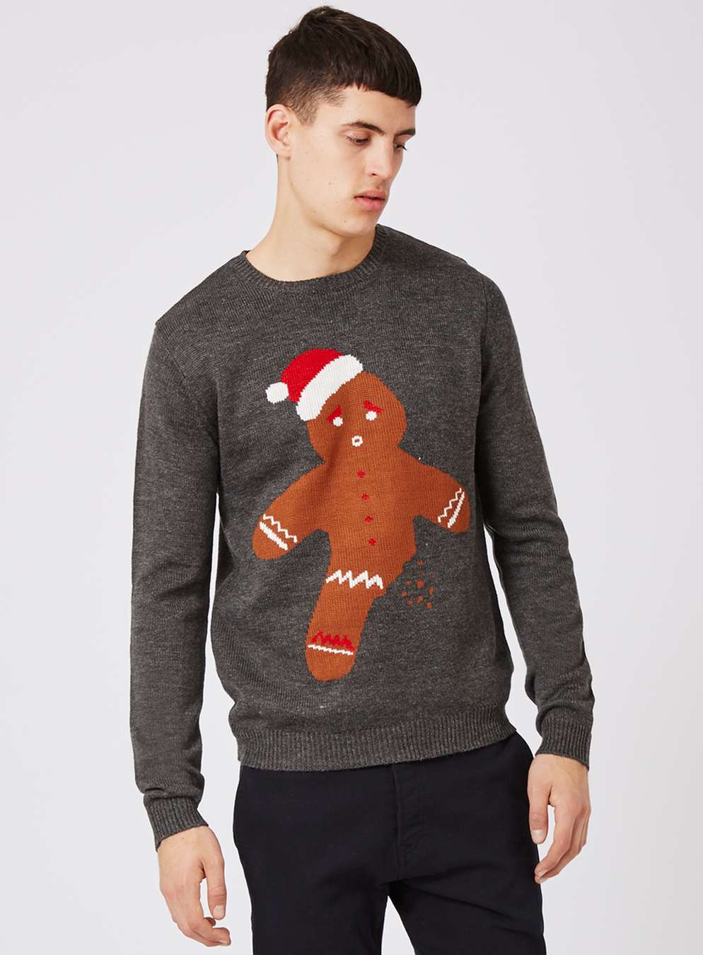 New Mens Jumpers Christmas  Xmas Knitted  Snowman Top 2016 IMT153 