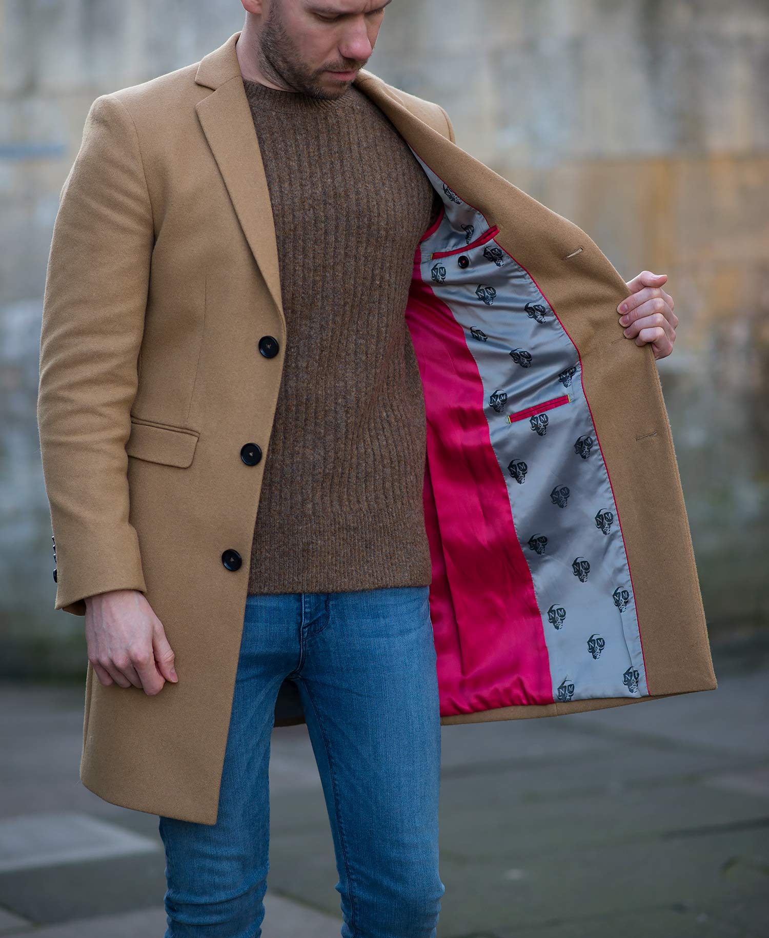 Noose & Monkey Hinton Coat In Light Camel Review - Your Average Guy