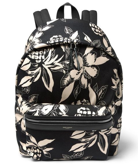 Luxury Floral Print Backpack Men Fashion Design Men's Backpacks