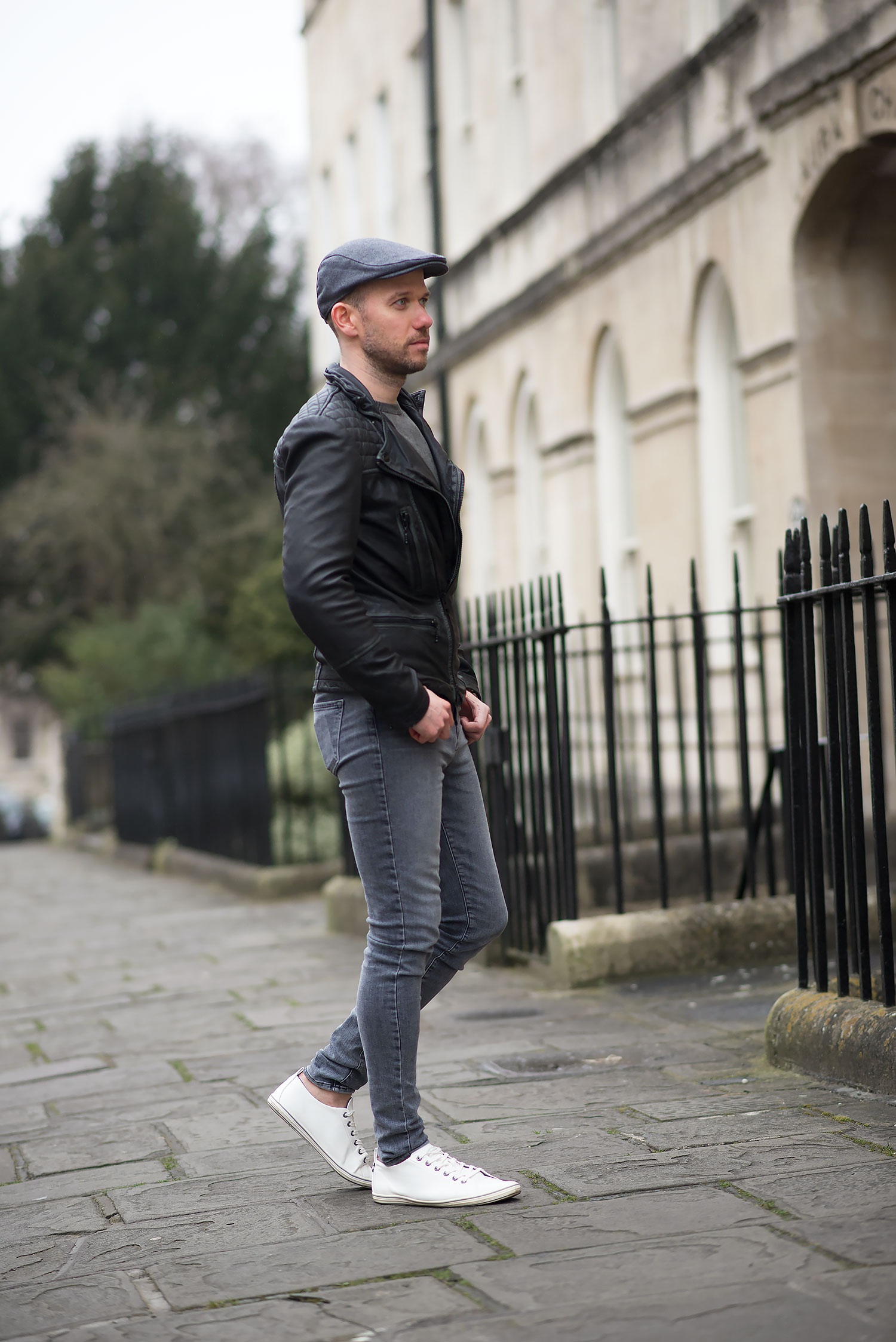 flat cap outfit