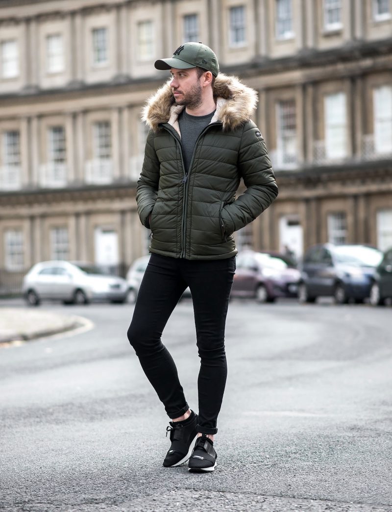 Schott Rocky Puffer Winter Coat Outfit | Your Average Guy