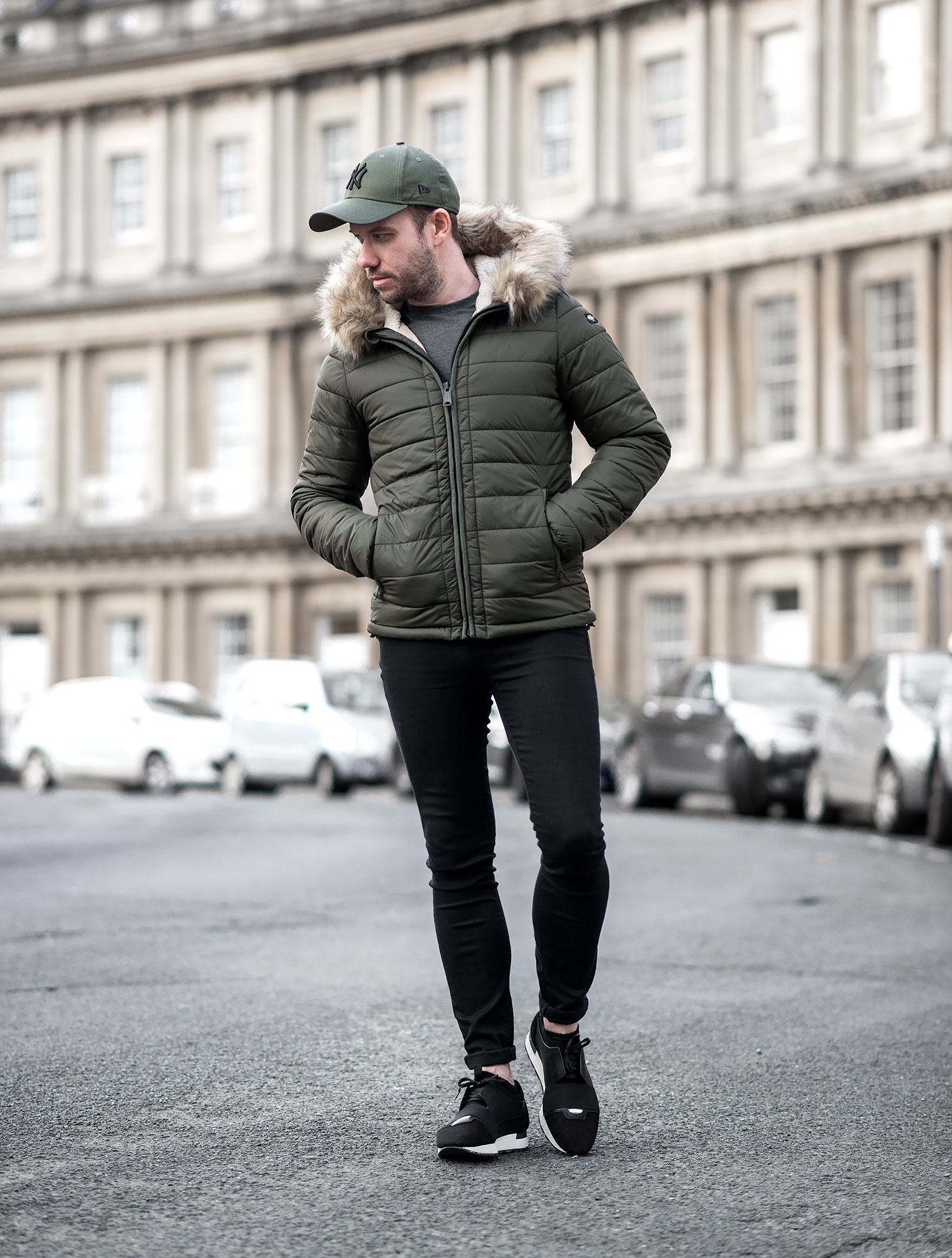 Schott Rocky Puffer Winter Coat Outfit - Your Average Guy