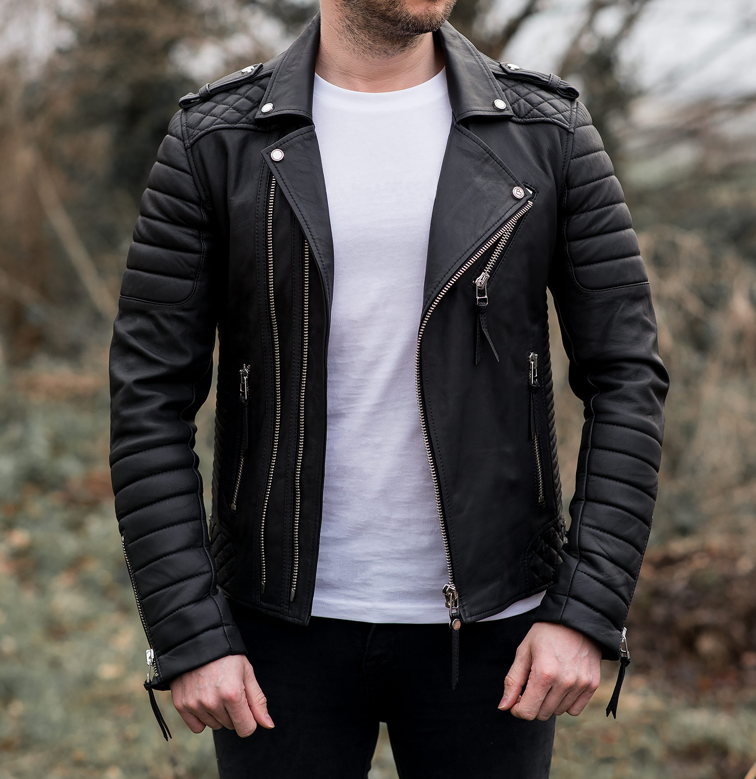 Boda Skins Kay Michaels Men's Leather Jacket - Your Average Guy