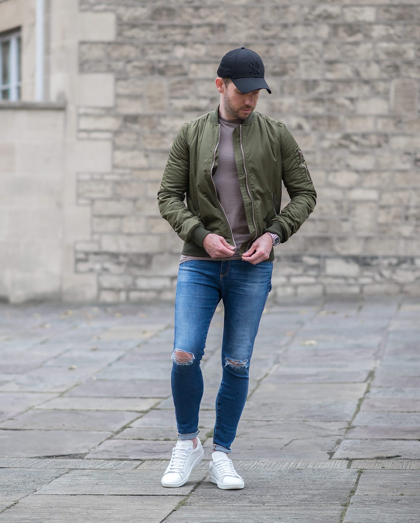 Mens-Green-Bomber-Jacket-Outfit-3 – Your Average Guy