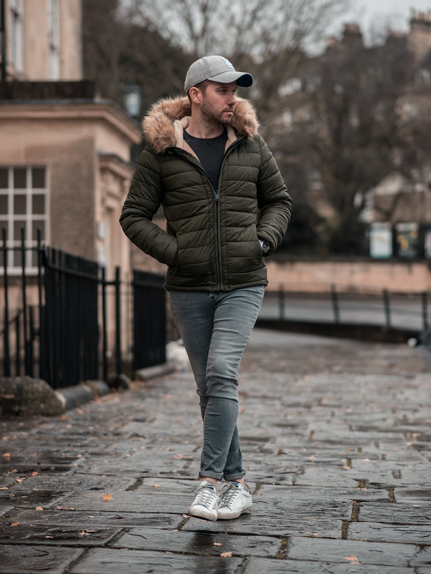 Schott Jacket and Golden Goose Outfit Post - Your Average
