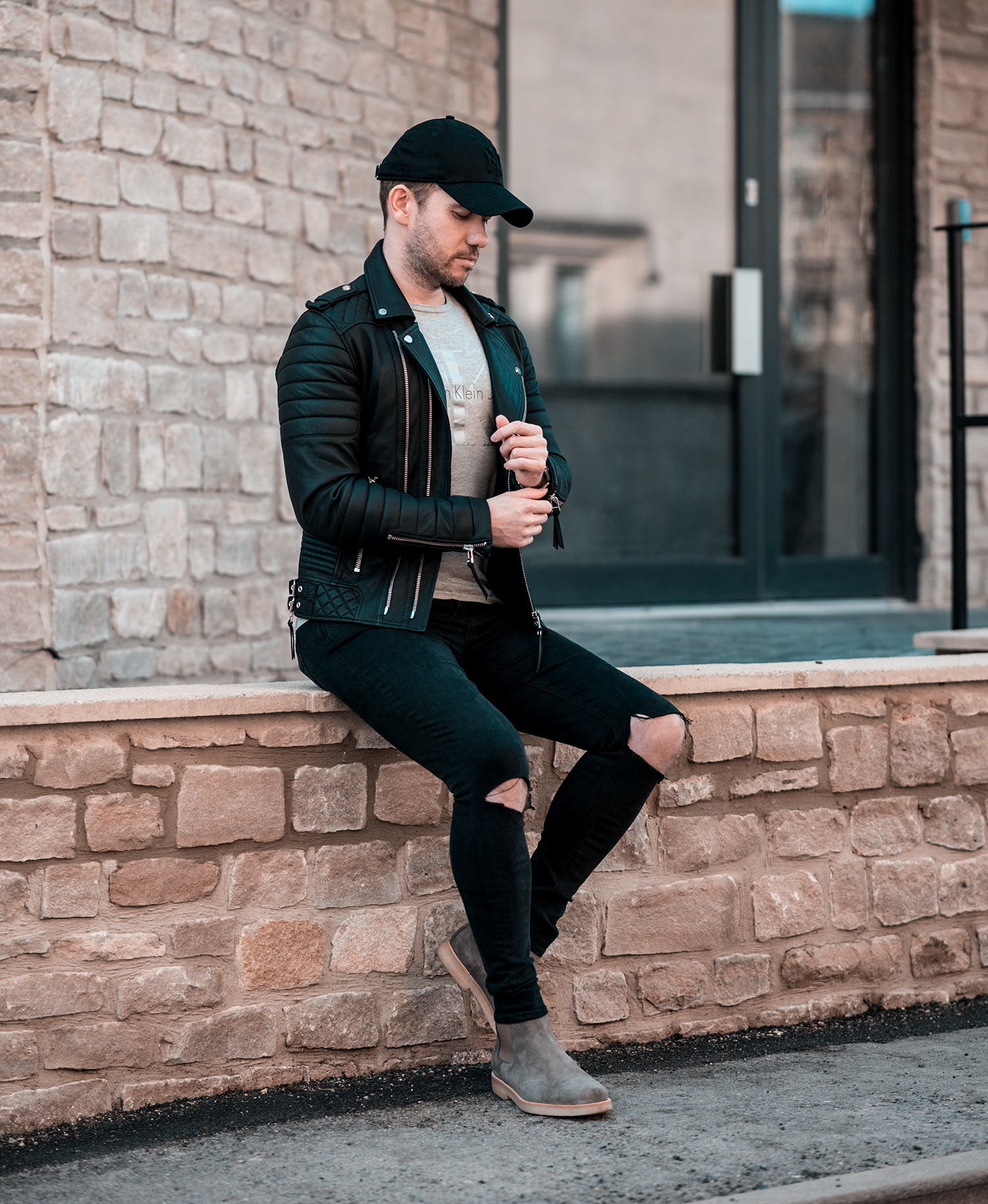Boda Skins Jacket With Common Projects Chelsea Boots Outfit | Your ...