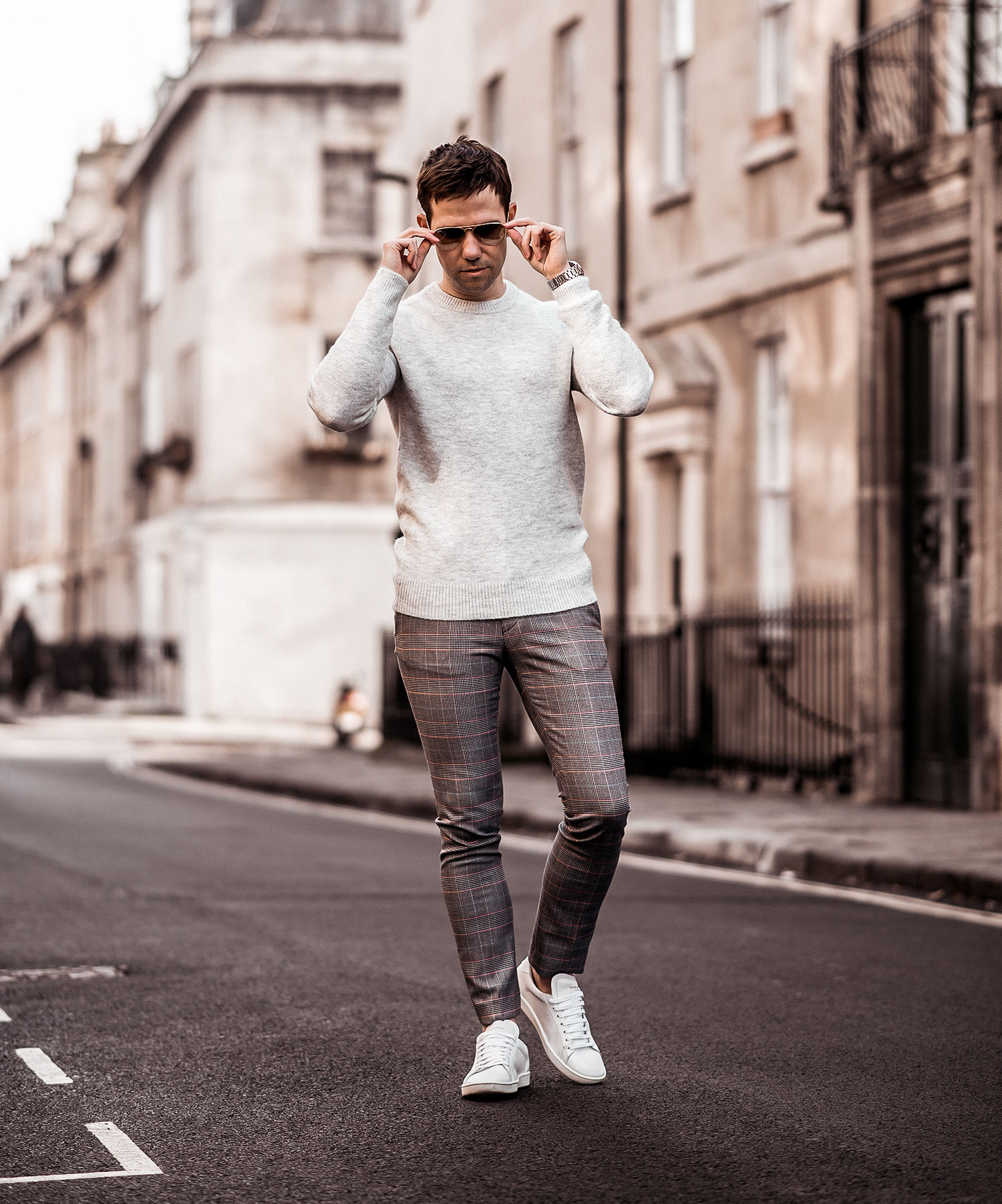 Mens Style Blogger Topman Checked Trousers – Your Average Guy