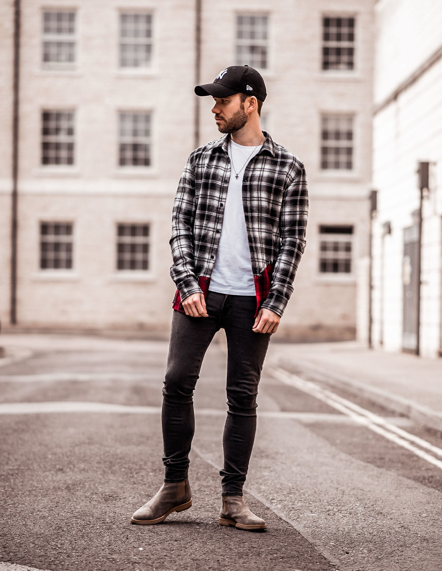 Black & Red Check Shirt Outfit | Your Average Guy