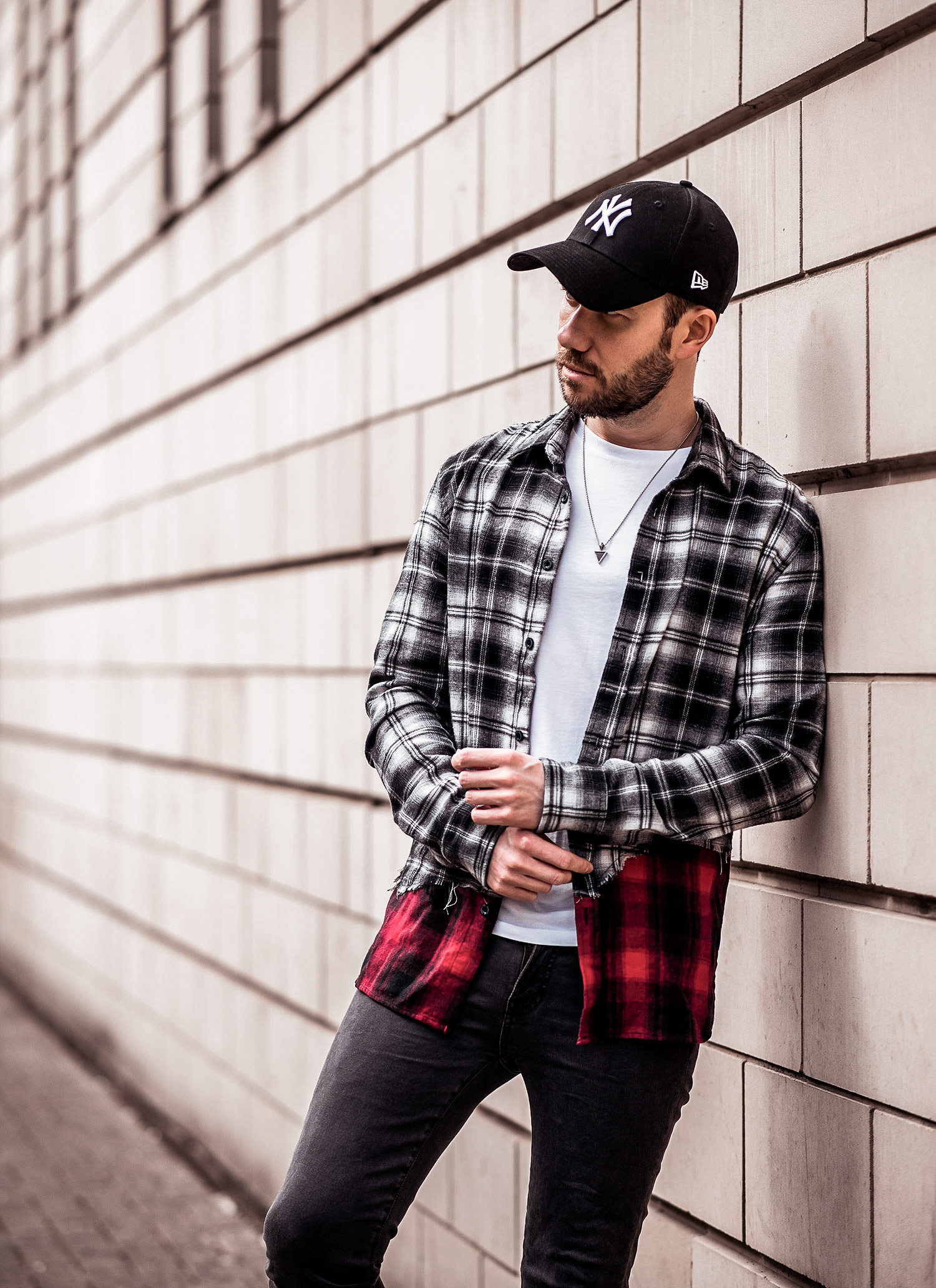 Black & Red Check Shirt Outfit - Your Average Guy