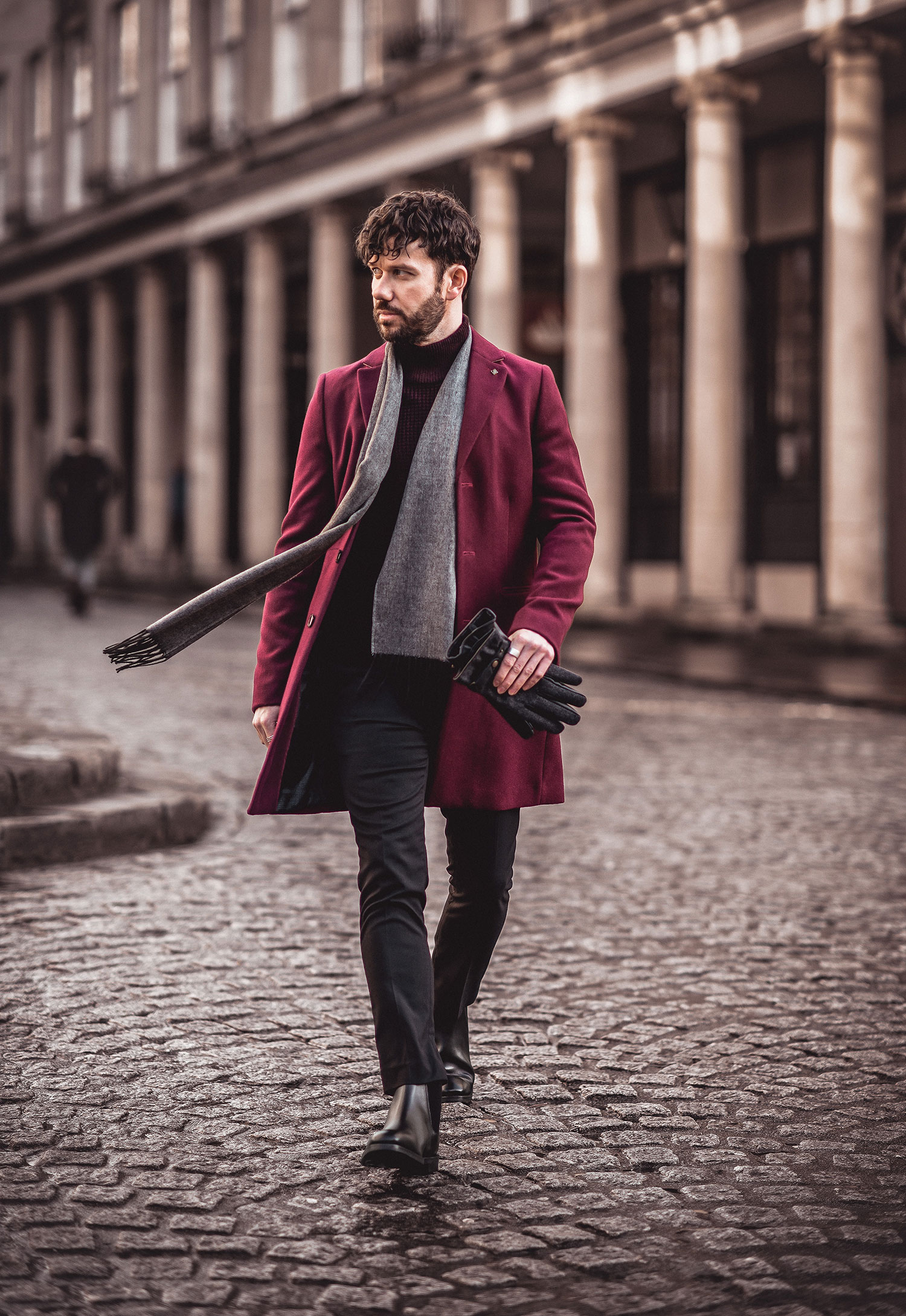 Pop Of Red Winter Outfit With Debenhams - Your Average Guy
