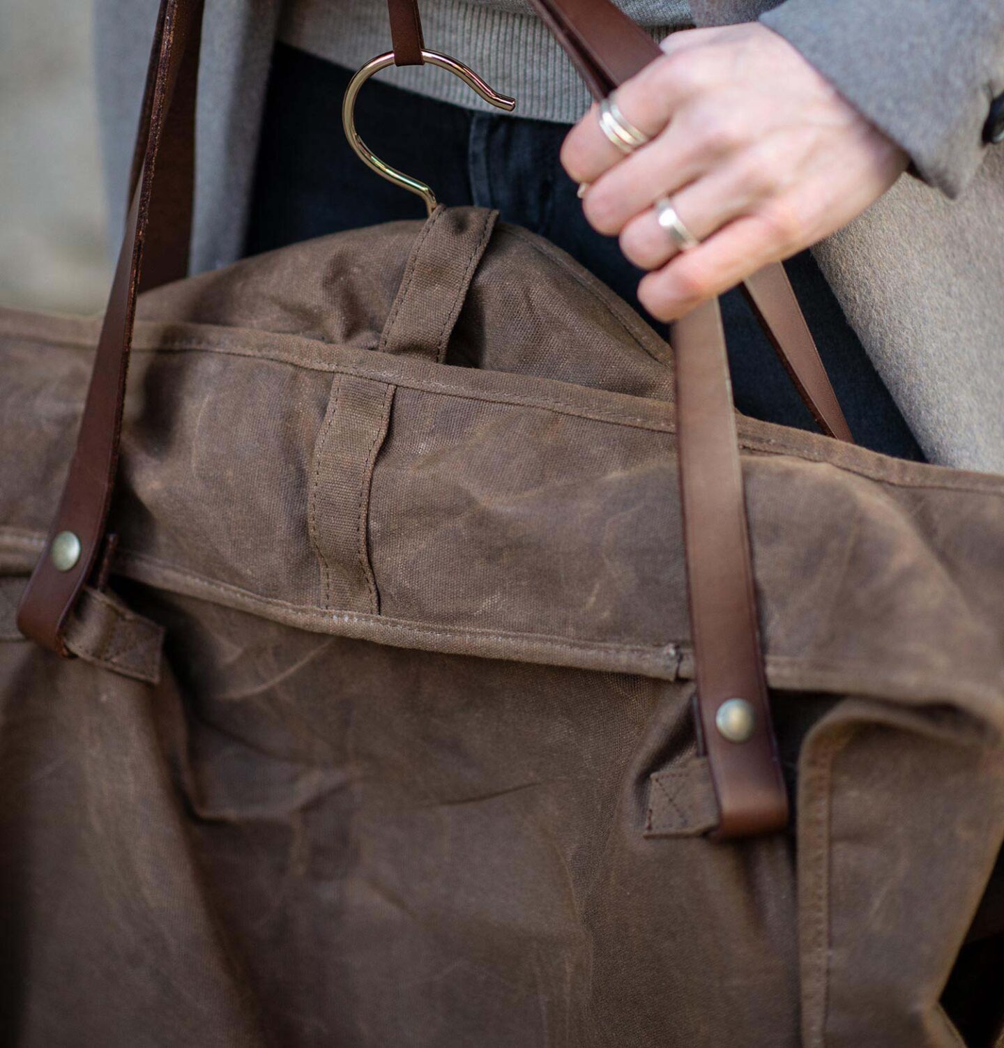 Arterton Signature Waxed Cotton Garment Bag Review Your Average Guy