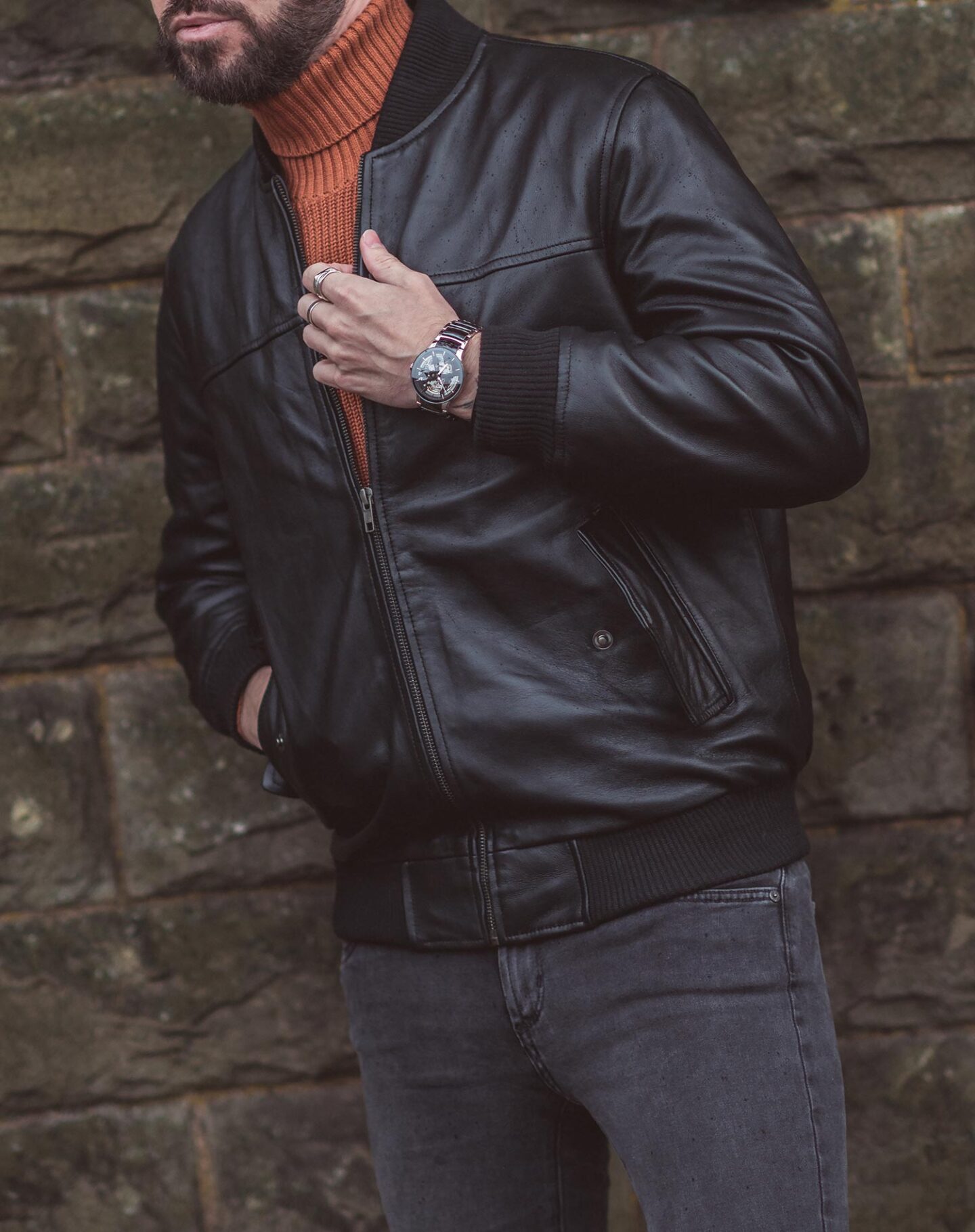 US Jackets Leather Bomber Jacket Review - Your Average Guy